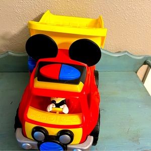 Mickey Mouse dump truck